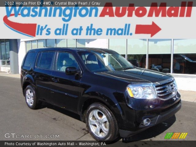 2012 Honda Pilot EX 4WD in Crystal Black Pearl