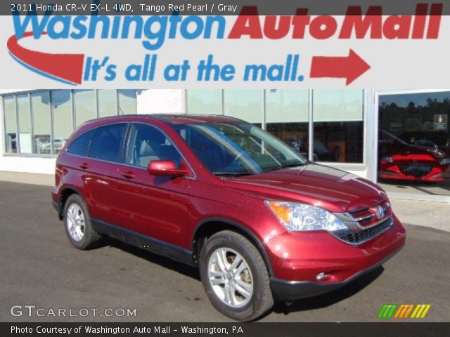 2011 Honda CR-V EX-L 4WD in Tango Red Pearl