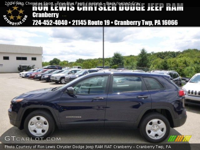 2014 Jeep Cherokee Sport in True Blue Pearl