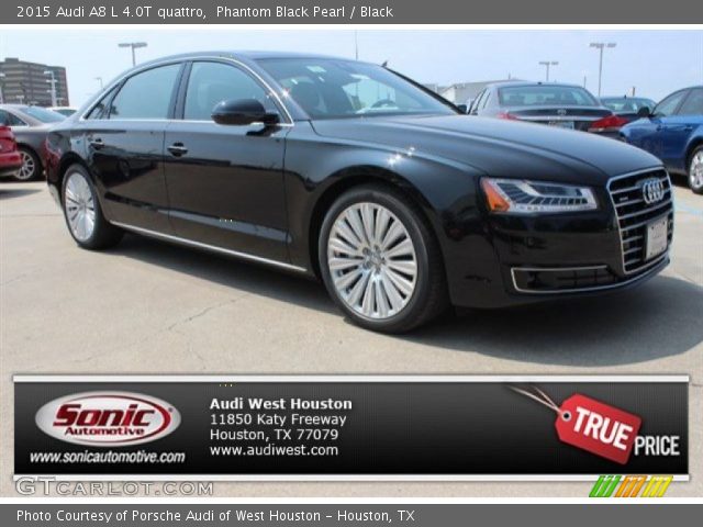 2015 Audi A8 L 4.0T quattro in Phantom Black Pearl