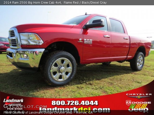 2014 Ram 2500 Big Horn Crew Cab 4x4 in Flame Red
