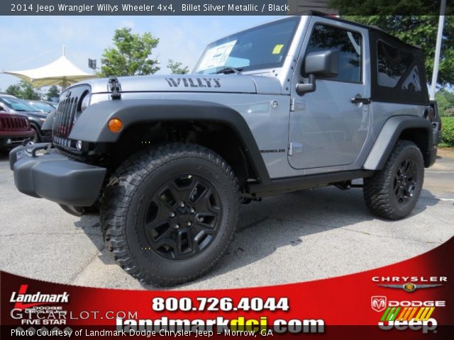 2014 Jeep Wrangler Willys Wheeler 4x4 in Billet Silver Metallic