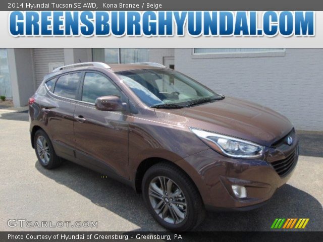 2014 Hyundai Tucson SE AWD in Kona Bronze