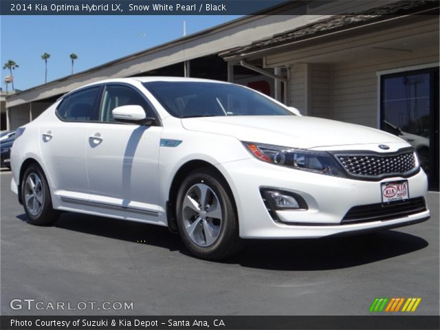 2014 Kia Optima Hybrid LX in Snow White Pearl
