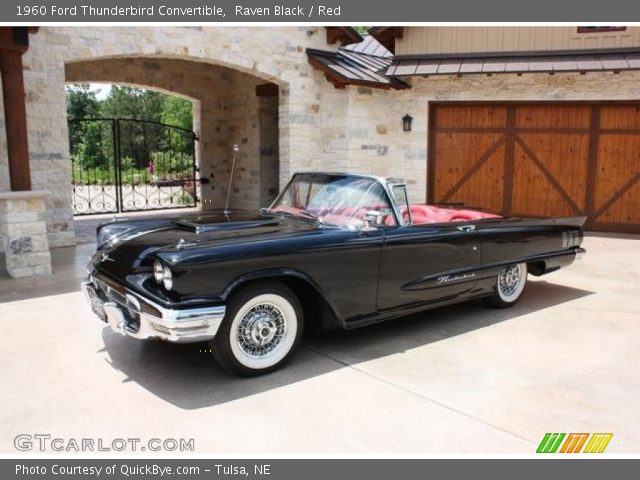1960 Ford Thunderbird Convertible in Raven Black