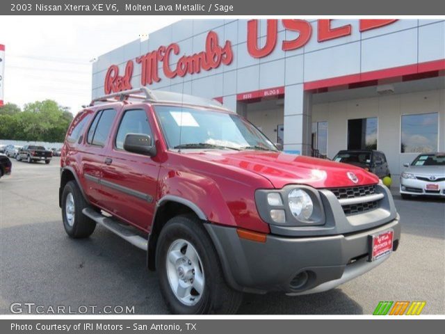 2003 Nissan Xterra XE V6 in Molten Lava Metallic