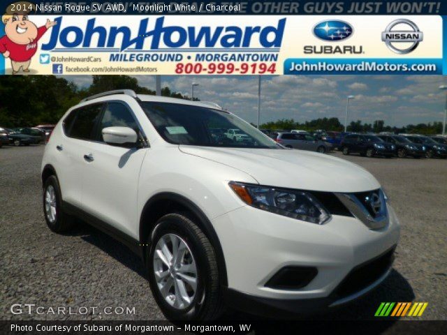 2014 Nissan Rogue SV AWD in Moonlight White
