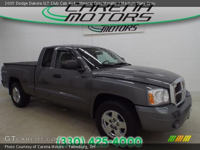 2005 Dodge Dakota SLT Club Cab 4x4 in Mineral Gray Metallic