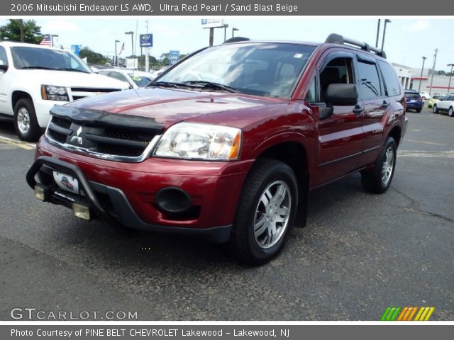 2006 Mitsubishi Endeavor LS AWD in Ultra Red Pearl