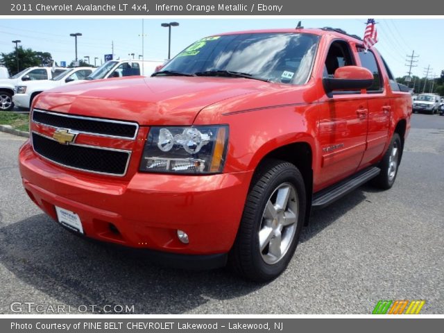 2011 Chevrolet Avalanche LT 4x4 in Inferno Orange Metallic