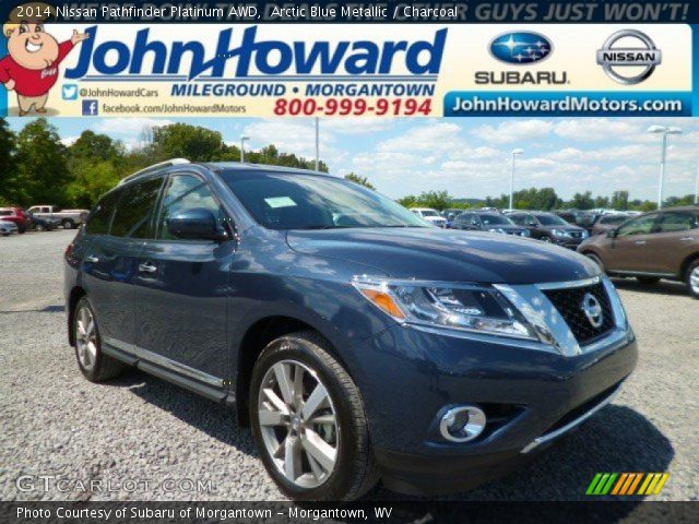 2014 Nissan Pathfinder Platinum AWD in Arctic Blue Metallic