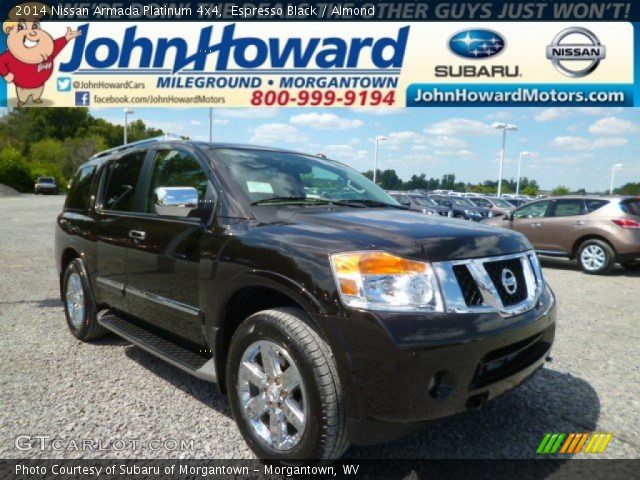 2014 Nissan Armada Platinum 4x4 in Espresso Black