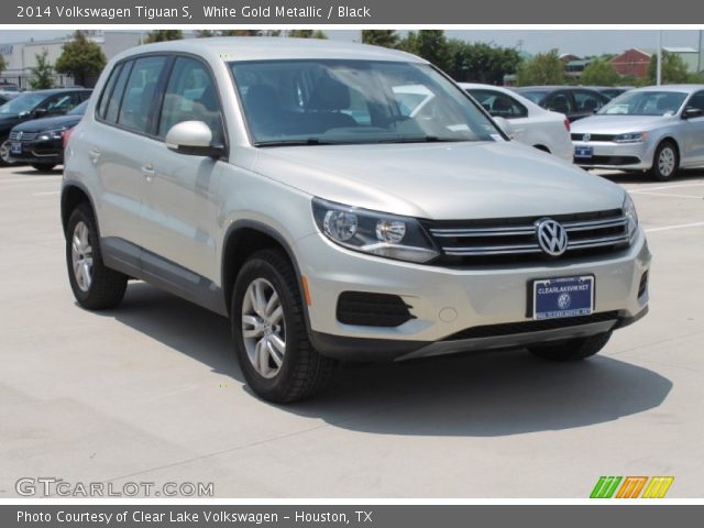 2014 Volkswagen Tiguan S in White Gold Metallic