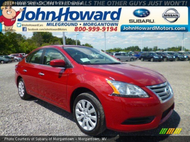 2014 Nissan Sentra SV in Red Brick
