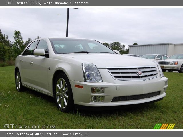 2007 Cadillac STS V6 in White Diamond