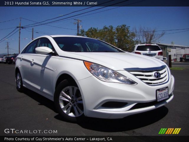 2013 Hyundai Sonata GLS in Shimmering White