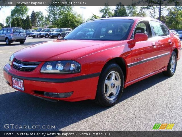 2000 Chevrolet Impala LS in Torch Red