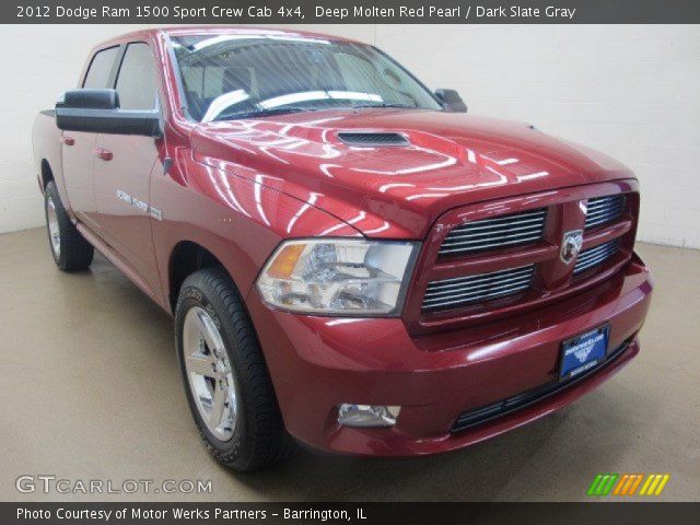 2012 Dodge Ram 1500 Sport Crew Cab 4x4 in Deep Molten Red Pearl