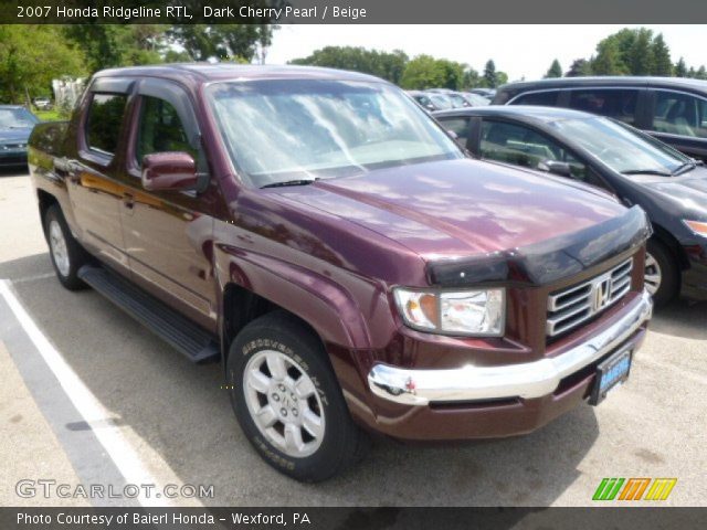 2007 Honda Ridgeline RTL in Dark Cherry Pearl