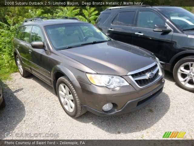 2008 Subaru Outback 2.5i Limited Wagon in Deep Bronze Metallic