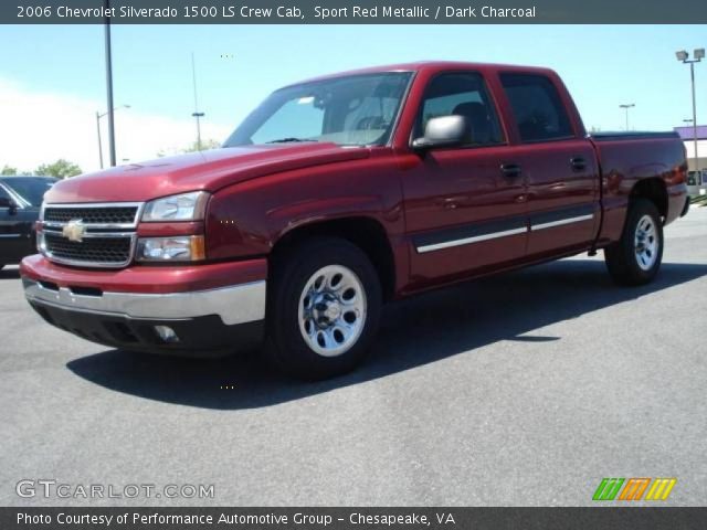 2006 Chevrolet Silverado 1500 LS Crew Cab in Sport Red Metallic