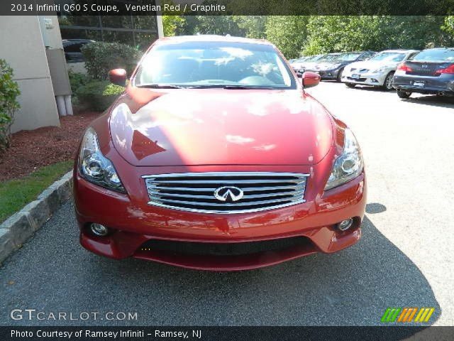 2014 Infiniti Q60 S Coupe in Venetian Red