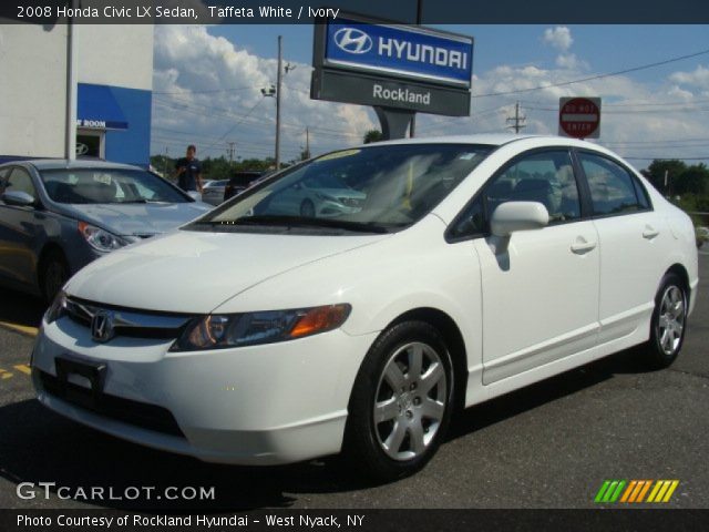 2008 Honda Civic LX Sedan in Taffeta White