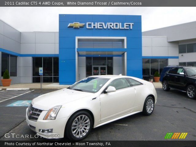 2011 Cadillac CTS 4 AWD Coupe in White Diamond Tricoat