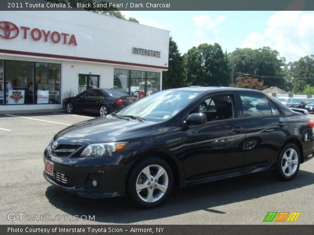 2011 Toyota Corolla S in Black Sand Pearl