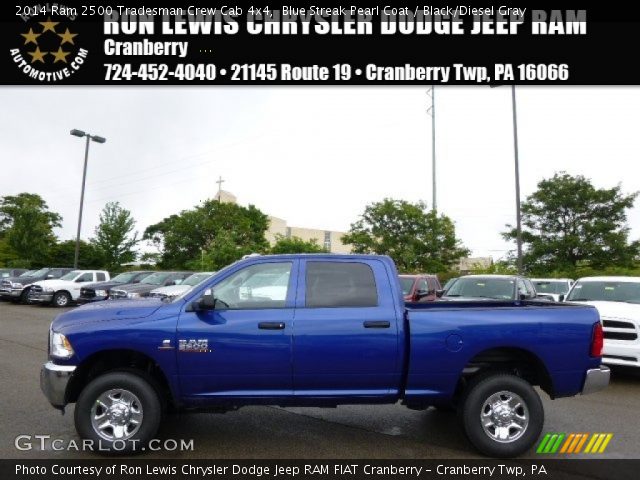 2014 Ram 2500 Tradesman Crew Cab 4x4 in Blue Streak Pearl Coat