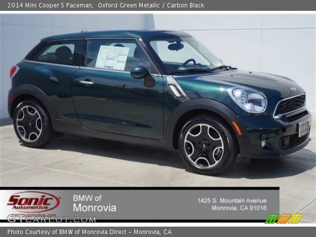 2014 Mini Cooper S Paceman in Oxford Green Metallic
