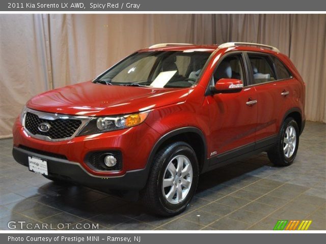 2011 Kia Sorento LX AWD in Spicy Red
