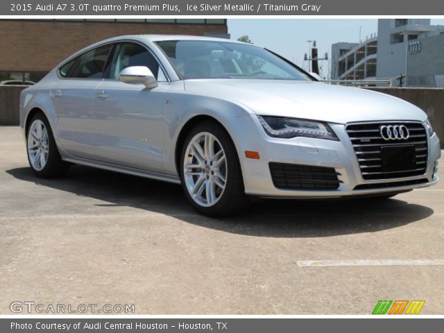 2015 Audi A7 3.0T quattro Premium Plus in Ice Silver Metallic