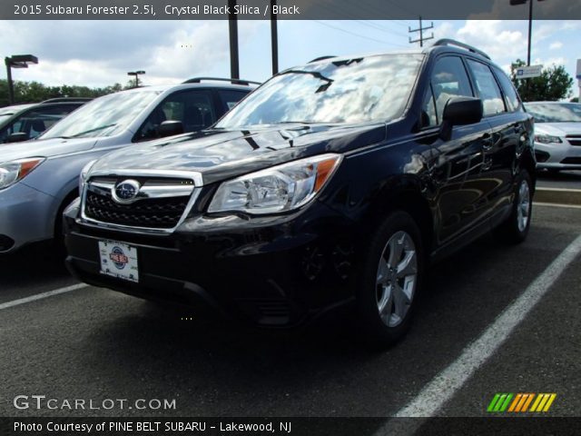 2015 Subaru Forester 2.5i in Crystal Black Silica