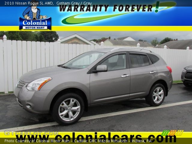 2010 Nissan Rogue SL AWD in Gotham Gray