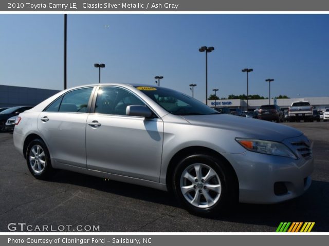 2010 Toyota Camry LE in Classic Silver Metallic