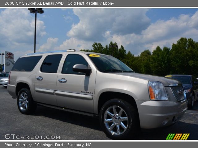 2008 GMC Yukon XL Denali AWD in Gold Mist Metallic