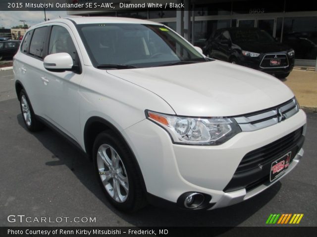2015 Mitsubishi Outlander SE S-AWC in Diamond White