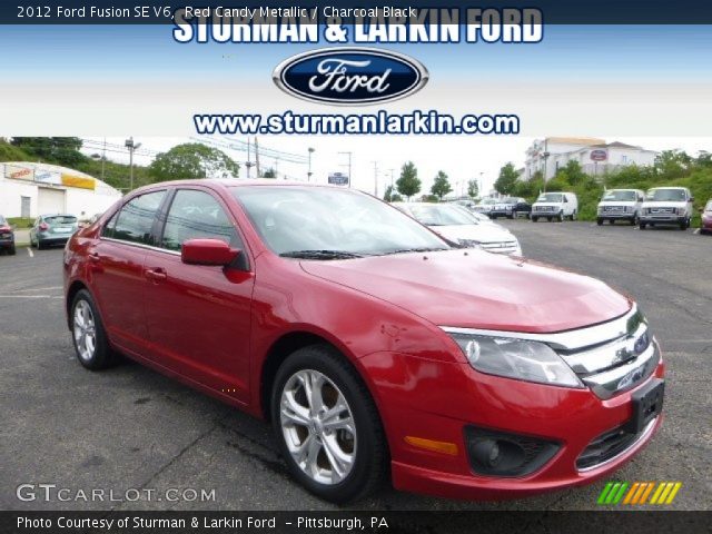 2012 Ford Fusion SE V6 in Red Candy Metallic