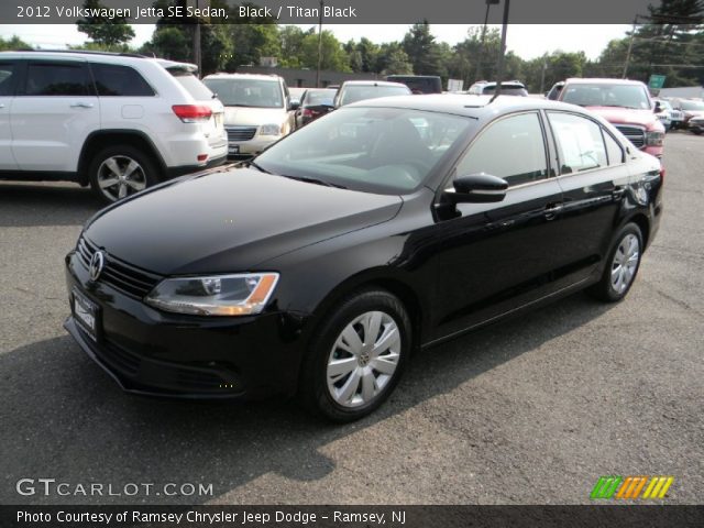 2012 Volkswagen Jetta SE Sedan in Black