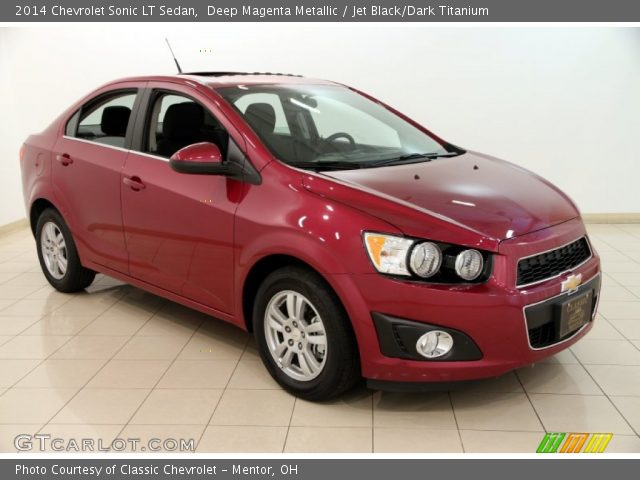 2014 Chevrolet Sonic LT Sedan in Deep Magenta Metallic