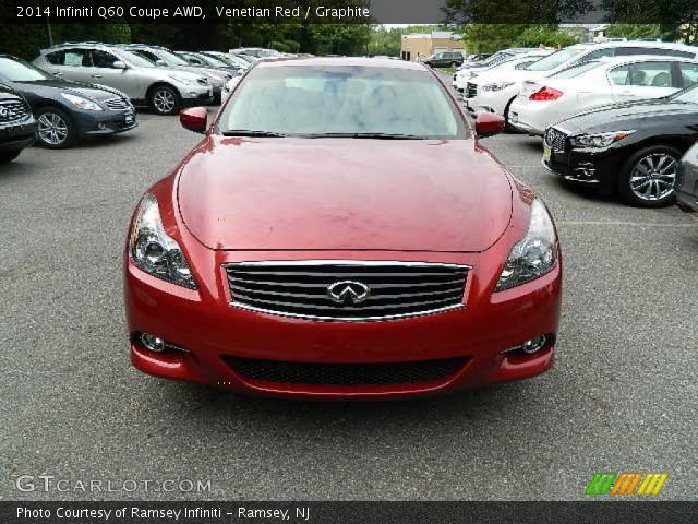 2014 Infiniti Q60 Coupe AWD in Venetian Red