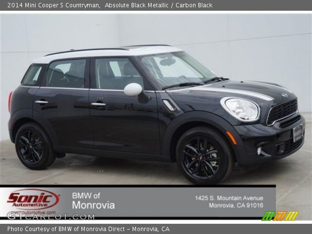 2014 Mini Cooper S Countryman in Absolute Black Metallic