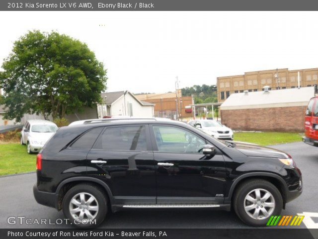 2012 Kia Sorento LX V6 AWD in Ebony Black