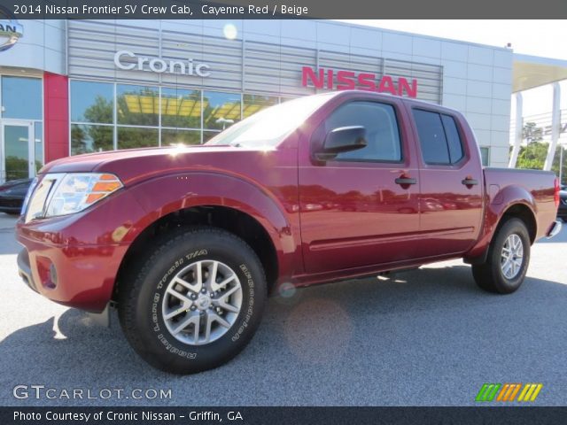 2014 Nissan Frontier SV Crew Cab in Cayenne Red