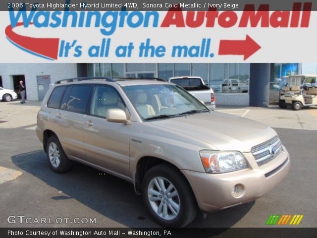 2006 Toyota Highlander Hybrid Limited 4WD in Sonora Gold Metallic