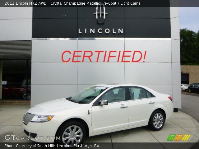 2012 Lincoln MKZ AWD in Crystal Champagne Metallic Tri-Coat