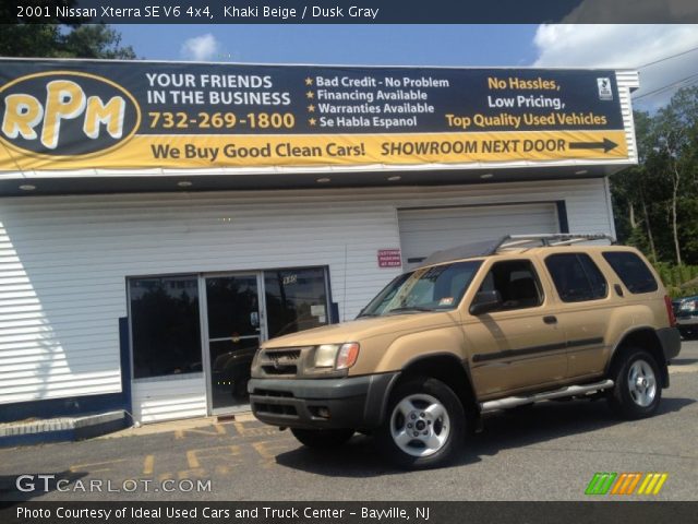 2001 Nissan Xterra SE V6 4x4 in Khaki Beige
