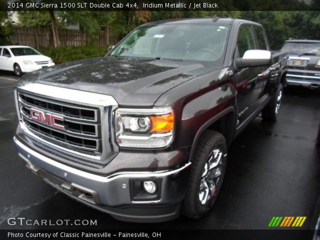 2014 GMC Sierra 1500 SLT Double Cab 4x4 in Iridium Metallic
