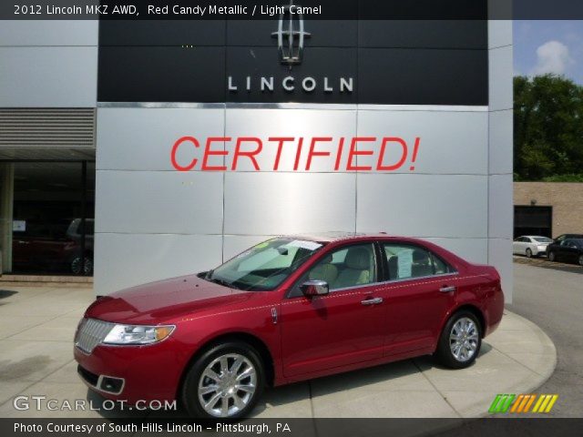 2012 Lincoln MKZ AWD in Red Candy Metallic